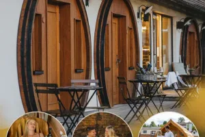 Schlafen im Weinfass in Grub an der March