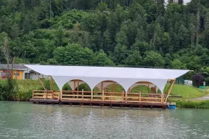 Kulturfloßfahrt auf der Drau