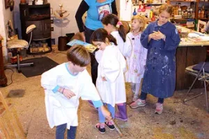 Kindergeburtstag im Atelier in Salzburg