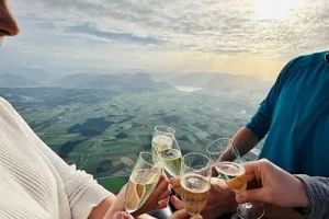 Panoramaballonfahrt über das Salzkammergut