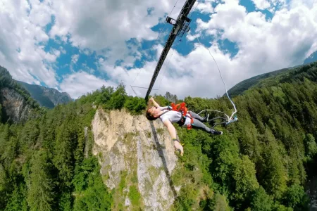 Bungy Jumping im Pitztal Bild 1