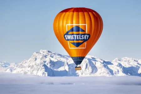 Ballonfahrten im Winter in den Salzburger Bergen Bild 1