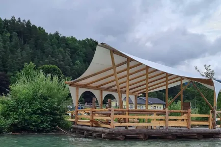 Kulturfloßfahrt auf der Drau Bild 2