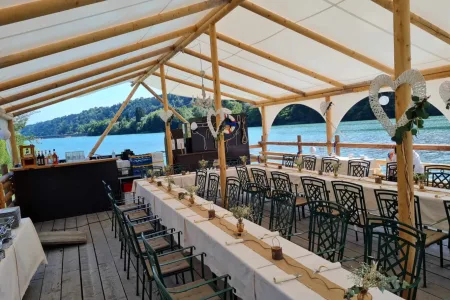 Grenzüberschreitende Floßfahrt auf der Drau Bild 4