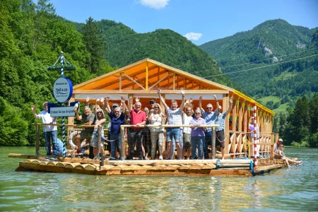Floßfahrten am Rande des Nationalparks Kalkalpen Bild 2