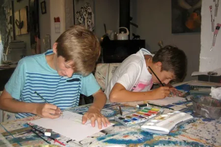 Kindergeburtstag im Atelier in Salzburg Bild 5