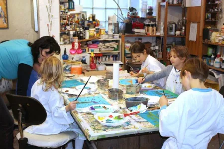 Kindergeburtstag im Atelier in Salzburg Bild 3
