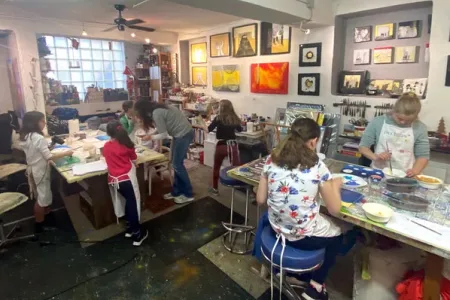 Kindergeburtstag im Atelier in Salzburg Bild 2
