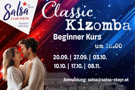 Classic Kizomba Kurs Steyr – Harmonie, Rhythmus & Verbindung im Tanz Bild 1